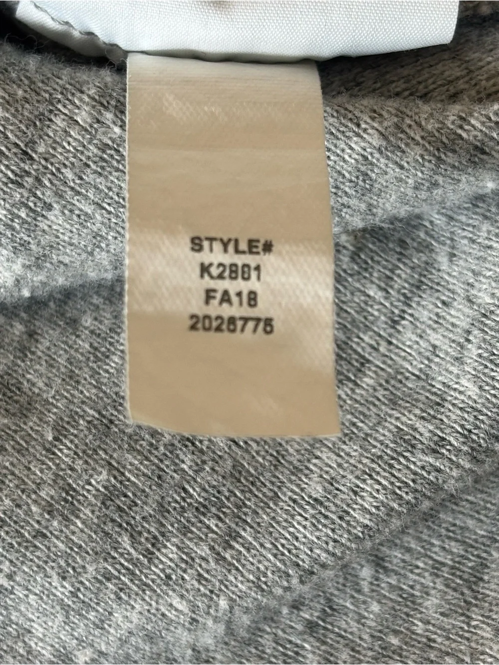 J. Crew Perfect Fit Short Sleeve Crew Neck Tee Babydoll Heather Gray Size Medium